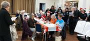 Guests joined in with the hats and Christmas jumpers 